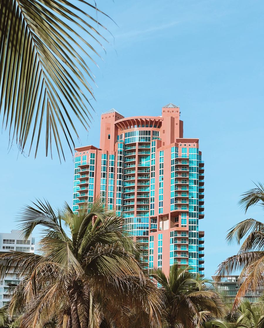 Older Miami condominium tower